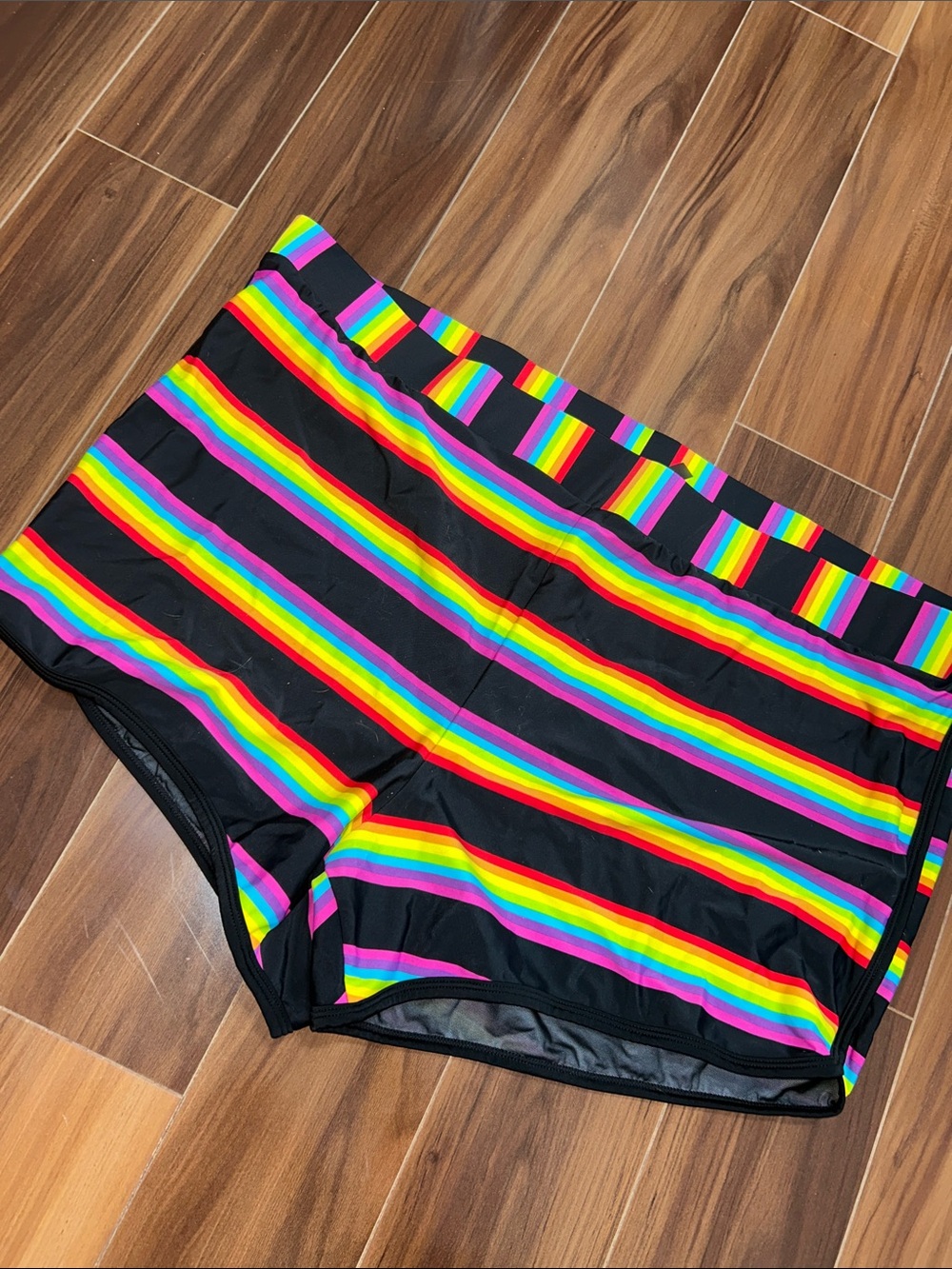 Size 4 Torrid Swim bottoms rainbow
